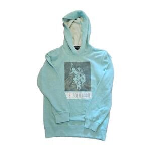U.S. Polo Assn. Kids Aqua Hoodie